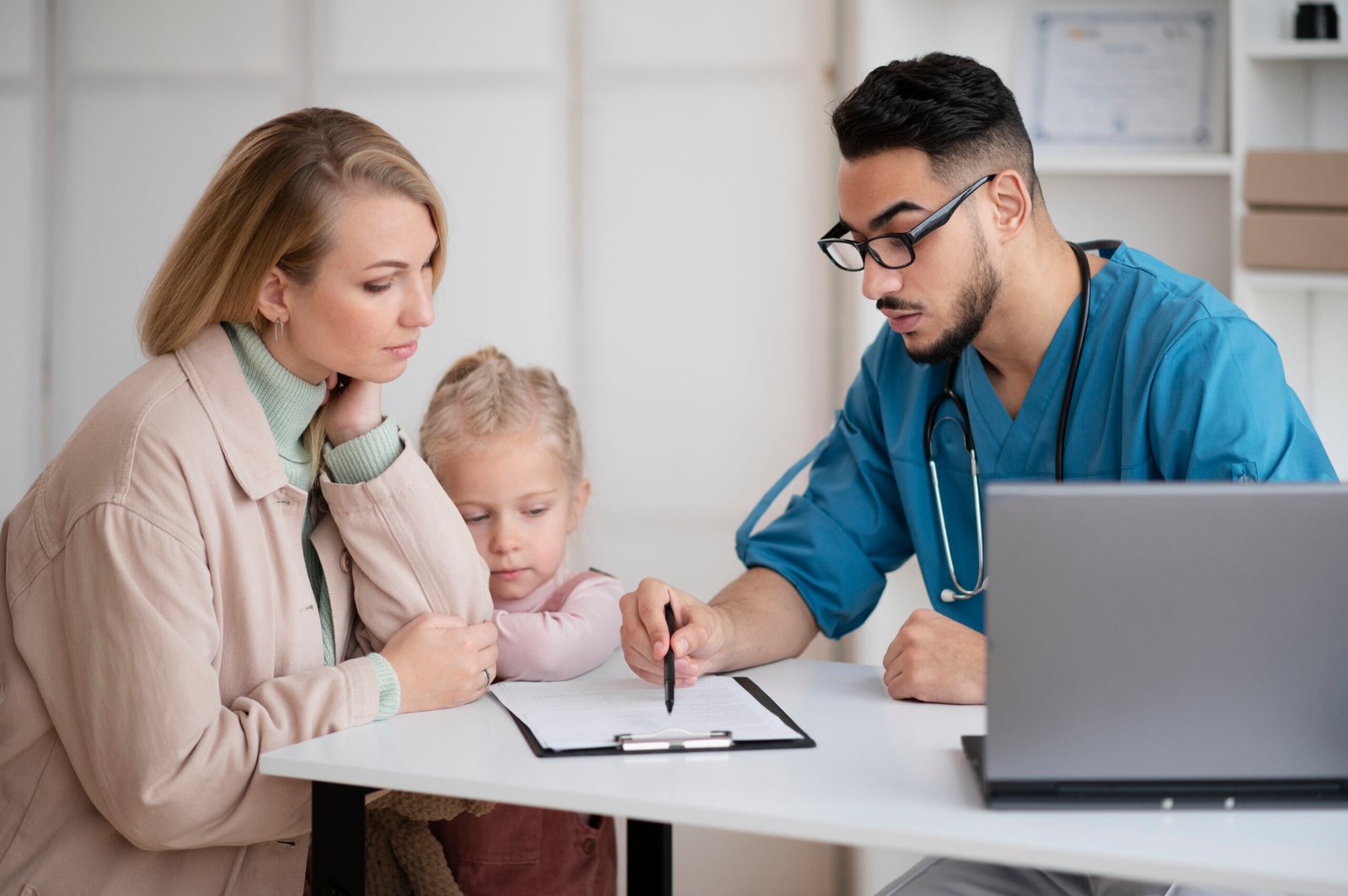 doctor-doing-their-work-pediatrics-office